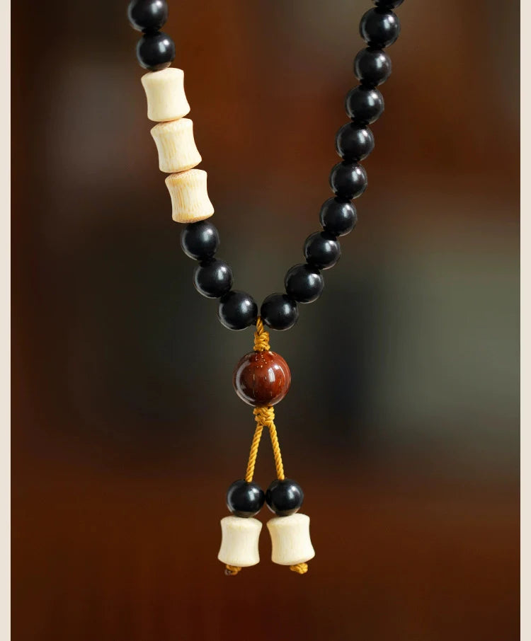 "Timeless Elegance" Handcrafted Golden & Purple Sandalwood Bracelets – Spiritual & Stylish Lady's Gifts